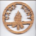 Wooden logo by Shari Peck Edmunson
